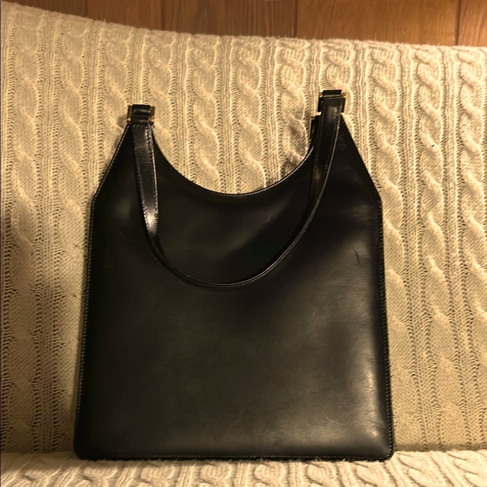 Gucci Black Leather Handbag